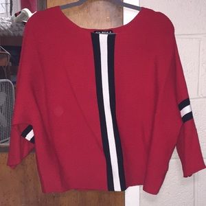 Slightly cropped lightweight sweater